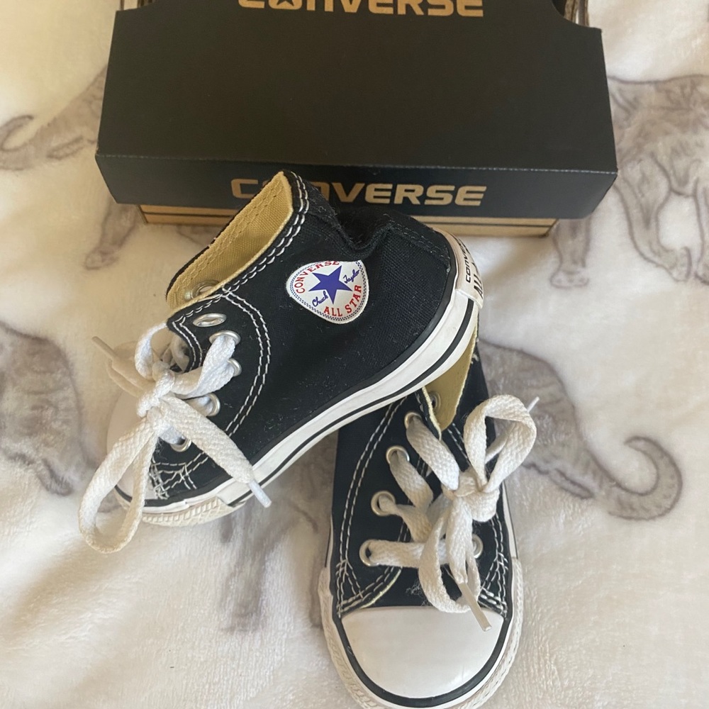 Converse Toddler Black Hightops